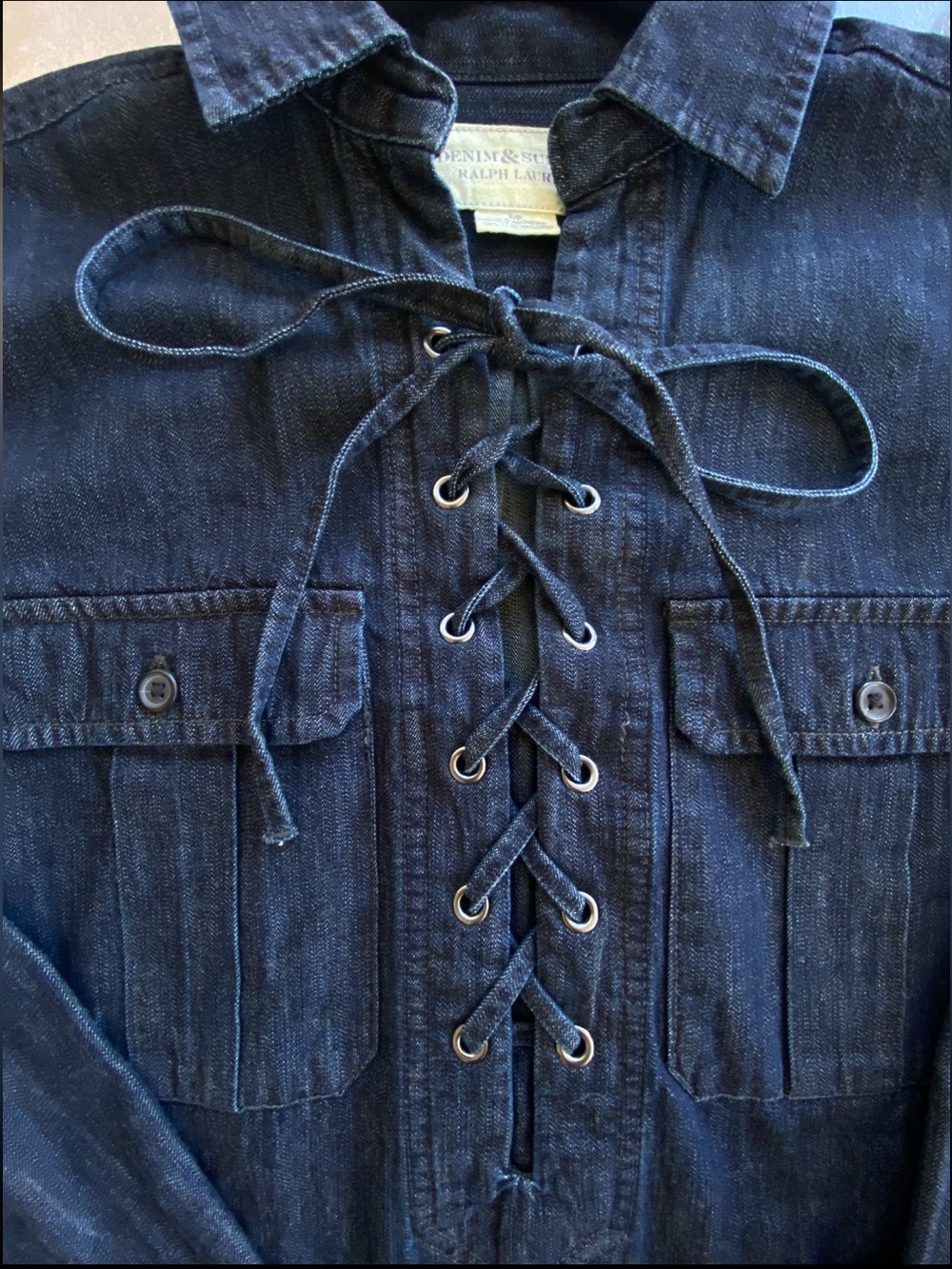 Denim & Supply Ralph Lauren Lace-Up Dress